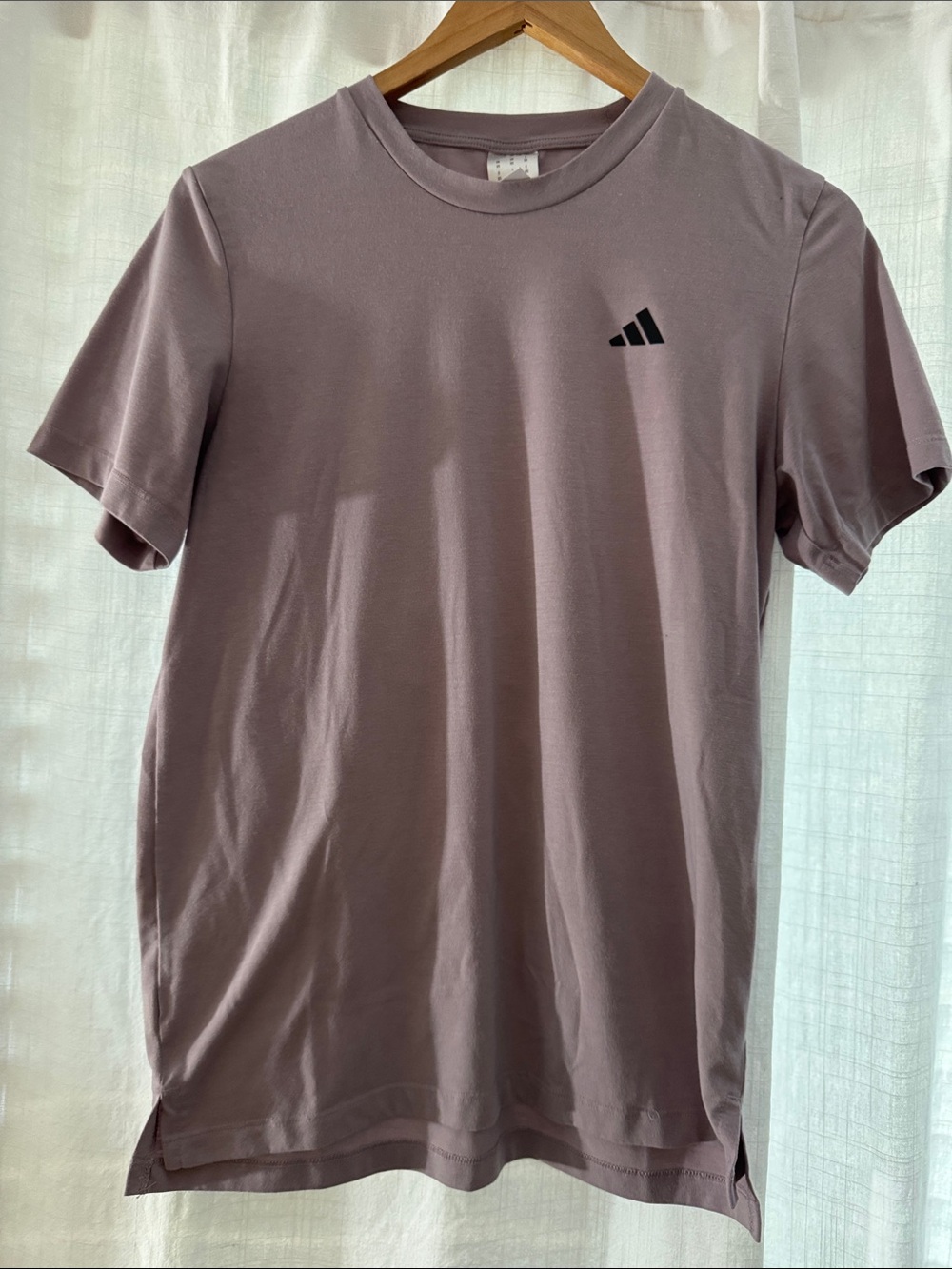 adidas Men's Short Sleeve Tee in Mauve